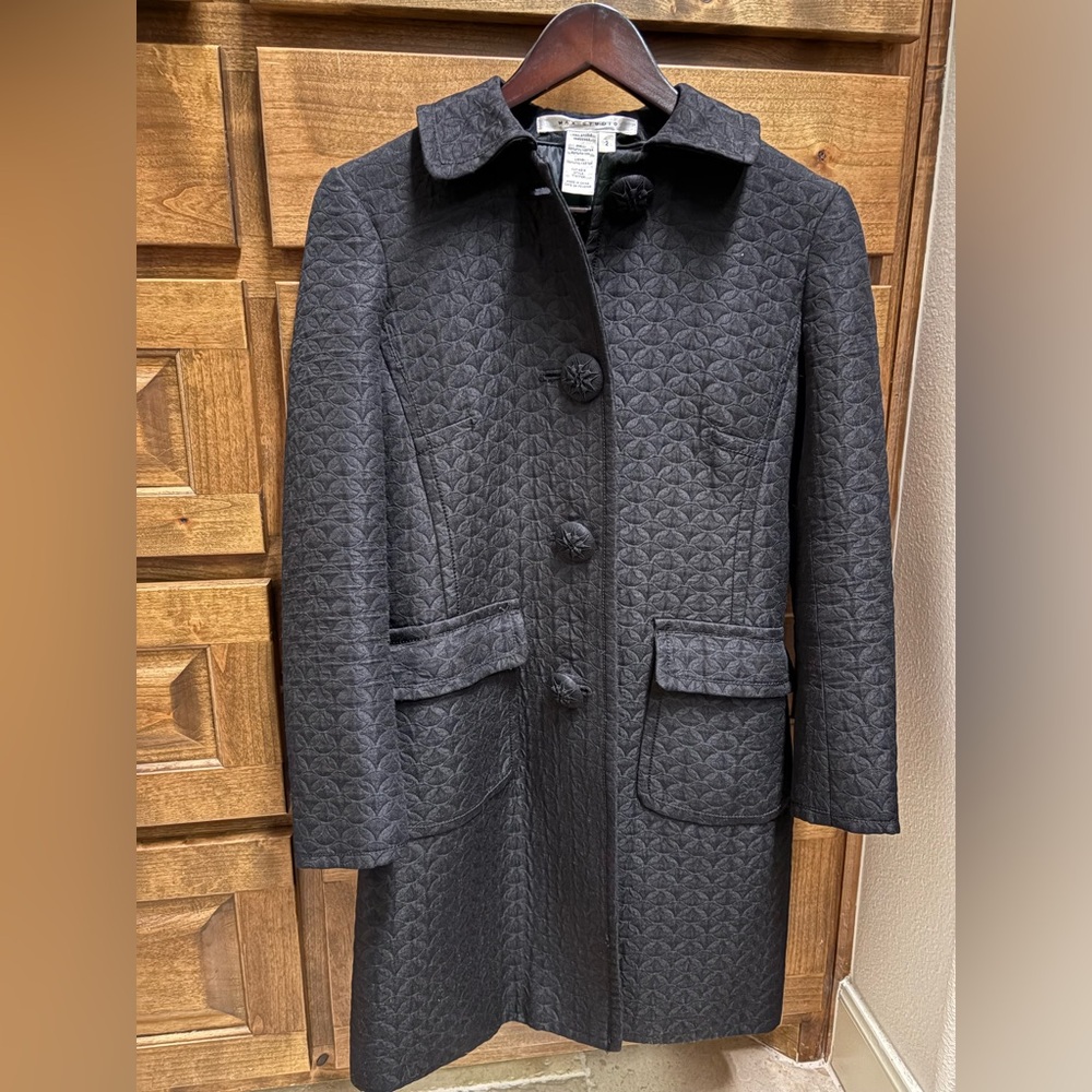 Max Studio Black Quilted Coat